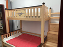 莱客轩（LAIKEXUAN）儿童上下床双层实木高低子母床可分体拼接床梯柜款上铺105下铺135 实拍图