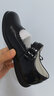 唯景女童黑皮鞋软底女孩单鞋学生演出鞋白色公主女童皮鞋儿童皮鞋礼仪 305-1黑色 34码 内长21.5cm 实拍图