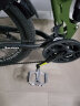 wellgo维格山地车轴承脚踏板一对公路自行车铝合金踏板脚蹬子通用 M195黑色一对（含扳手） 实拍图