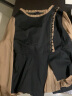 俞兆林（YUZHAOLIN） 中老年女装妈妈装2022年秋冬新款时尚套装洋气女士气质上衣40岁5 咖色套装 2XL（建议106-120斤) 晒单实拍图