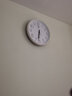 康巴丝（Compas） WIFI挂钟客厅时钟卧室钟表智能网络对时自动校时考场办公钟2716S WIFI423款-白色 33cm 实拍图