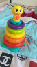 汇乐玩具（HUILE TOYS）叠叠鸭婴幼儿童套圈玩具6-12个月宝宝玩具叠叠乐 实拍图