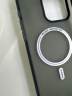 蓝猩先生 适用苹果15promax手机壳 iPhone15promax保护套magsafe磁吸充电壳双色肤感保护壳 典雅黑  实拍图