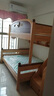 林氏家居全实木上下床可拆上下铺儿童床双层子母床高低床双人LH064A1可选 原木色【梯柜款】上下床可拆分 1.5米x1.9米 床+0胶护脊垫(5cm)+书架 实拍图
