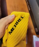 迈乐（Merrell）纯色户外运动透气舒适长筒保暖长袜 黄色 L 实拍图