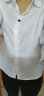 淳咪娜 欧货时尚宽松衬衫女设计感小众短款时尚洋气上衣女新品棉质女装 白色 L（建议91-108斤） 实拍图