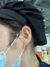 银奥925纯银爱心形耳扣女2025年新款潮耳钉冬天配大衣的耳圈耳环耳饰 爱心耳环-银色 实拍图