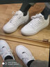 彪马（PUMA）经典复古透气小白鞋男女撞色休闲板鞋运动鞋COURT 371931 白-水泥灰-亮蓝-05 35.5 实拍图