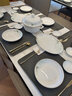 mornenjoy碗碟套装家用 餐具套装10人组合景德镇陶瓷碗盘整套欧式金边 店长推荐【富贵煲】春风十里【可微波炉洗碗机】 58头 实拍图