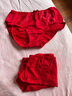 欧迪芬（Ordifen）秋冬年健康棉质内裤女舒适柔软透气吸汗小裤蝴蝶结2条装送女友 中国红 M (160/90) 实拍图