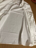 佐优品秋冬季衬衫男薄款痞帅黑色潮流长袖宽松休闲白衬衫冰丝免烫衬衣 白色 XL 建议体重125-145斤 实拍图