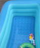 kidsdeer儿童充气游泳池加大加厚婴儿游泳桶充电家用亲子室内宝宝洗澡水池 三环2.6米【游泳大礼包】 实拍图
