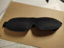 意构（Inidea）遮光睡眠眼罩3D立体男士女士学生成人午休通用透气舒适睡觉护眼罩  无鼻翼款黑色 实拍图