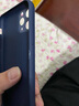 新爵 苹果11手机壳玻璃iphone11pro max镜面镜头全包液态水彩新款男女防摔超薄个性硅胶软 海军蓝【镜头全包】 苹果11Pro Max-6.5英寸 实拍图