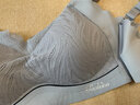 华婷露（Huatinglu） 无钢圈文胸蕾丝内衣女薄款胸罩聚拢性感美背调整型收副乳防下垂 紫色 95B 实拍图