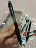 派通（Pentel）速干中性笔BLN-105中性笔针管式0.5按动彩色顺滑速干防滑水笔签字笔学生用刷题考试黑笔bln105笔芯 【组合】黑色+3支黑芯 0.5mm 实拍图