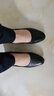 强人高跟鞋女4CM粗跟通勤皮鞋舒适优雅尖头女鞋 JDA170013 黑色 38 实拍图