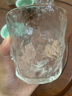 沐韩（MUHAN）冰川杯玻璃杯日式冰川纹高颜值加厚耐热酒杯茶杯饮料杯咖啡杯水杯 矮款加厚耐热 300ml 1只 实拍图