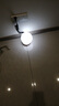 鹿屋卧室灯极简大气家用led房间吸顶灯全屋套餐组合客厅灯中山灯具 A款黑+白 正方【50CM】无极 实拍图