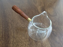 神雕（SHEN DIAO）耐热玻璃公道杯加厚耐高温实木把公杯功夫茶具配件茶漏过滤分茶器 boD-32玻璃公杯+285茶漏 实拍图