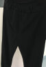 NASA MARVEL官方联名休闲男裤夏秋新款运动休闲舒适亲肤潮流学生不起球宽松 黑色束口 3XL（155斤-170斤） 实拍图