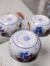友黎优品（B.youly）大明成化斗彩鸡缸杯仿古半手绘陶瓷茶杯功夫茶具品茗杯主人单杯 6个礼盒装 50ml 实拍图