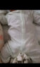 婧麒婴儿衣服夏季薄款新生宝宝提花连体衣纯棉空调服爬服夏装短袖单件 宇航员绿 90cm 实拍图