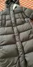 森马（Semir）90%鸭绒羽绒服女长款宽松显瘦冬季轻暖连帽外套防水109723113001 实拍图