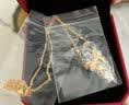周大福爱心在逃公主蝴蝶结黄金项链女45cm约7.35g F231887生日礼物 实拍图