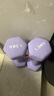 MF哑铃儿童6到12岁男孩初中生青少年运动器材家用举重杠铃臂力训练 【适合7-9岁】紫色1.5kg*2 实拍图