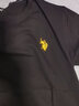 U.S. POLO ASSN.T恤男短袖男士纯棉t恤夏季白色小T恤休闲男打底衫父亲节 黑色 XL 实拍图