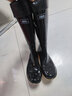 回力雨鞋男士冬季加绒保暖中高筒雨靴水鞋防水胶鞋套鞋827R黑高长绒44 实拍图