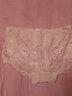 金三塔商场同款金三塔桑蚕丝真丝内裤女士中腰透气蕾丝花边平角内裤 肤色 1条 XL 实拍图
