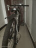 凤凰（Phoenix）山地自行车成人越野男女变速自行车单车青少年公路学生赛车 加厚钢架 辐条轮灰银 24速26寸【适合155-185cm】 实拍图