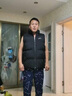 回力棉马甲男秋冬季保暖加厚外穿男士立领坎肩休闲棉服男装黑色XL 实拍图