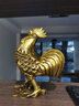 铜欣祥 铜公鸡摆件生肖鸡《大吉大利》办公室工艺品公司开业乔迁新居礼品客厅玄关酒柜电视柜摆设家居装饰品 小号 实拍图