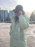 鸭鸭（YAYA）长款羽绒服女冬季2024年新款韩版休闲连帽加厚保暖女士外套XB 绿色 160/84A(M) 晒单实拍图