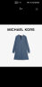 MICHAEL KORS迈克高仕 女士宽松印花连衣裙 灰蓝色 424 4 晒单实拍图