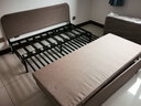 欧荷家具多功能沙发床可伸缩折叠两用小沙发北欧小户型布艺沙发储物双人床 1.7米三面乳胶豪华储物款 实拍图