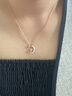 Colaivkloia十二生肖星月项链女银本命年时尚饰品锁骨链情人节生日礼物送女友 十二生肖星月项链【鼠】 实拍图