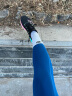 Flipbelt秋冬薄绒腰包长裤 跑步健身瑜伽 加厚 吸汗导汗裤 柏林蓝 S  晒单实拍图