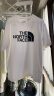 北面（The North Face）【经典款】短袖T恤男宽松棉质半袖户外休闲舒适透气春夏上新款 米白色 M /170 实拍图