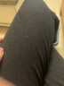 浪莎欧棉绒阔腿裤女加绒加厚高腰窄版显瘦直筒休闲裤宽松垂感拖地裤子  深灰春秋-加长 L 建议111-125斤 实拍图