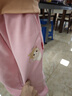 真维斯女童裤子春秋款儿童运动裤女孩秋季洋气卫裤秋装长裤新款时尚 粉 探头猫X 140 实拍图