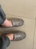 斯凯奇（Skechers）男鞋夏季洞洞鞋潮流休闲沙滩拖鞋舒适透气凉鞋54271 灰褐色/TPE 43.5 实拍图