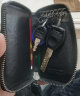暇步士（Hush Puppies）钥匙包多功能便捷简约汽车锁匙包大容量真皮小巧二合一腰挂收纳包 黑色HC-1711832D-577 晒单实拍图