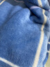 诺之蓉 法兰绒毛毯床单单件学生宿舍被单冬季加厚珊瑚绒法兰绒0.9m单人床毛毯 叶雨缤纷 120*200cm 实拍图