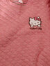 Hello Kitty女童保暖内衣套装加绒加厚纯棉儿童夹棉秋衣秋裤套装女全棉保暖衣 深粉3层夹棉 55501 120 cm适合115-125 实拍图