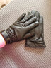 稻草人2025新款皮手套女冬季触屏加绒加厚骑车防风保暖防寒高档真皮手套 山羊皮加绒触屏6100273【建议拍大一码】 M【官方正品礼盒装】 实拍图