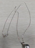 菜百首饰新年礼物 K金项链 18K金长城O字项链 女士细链项链 定价 KJ 白18K金 长约45厘米 实拍图